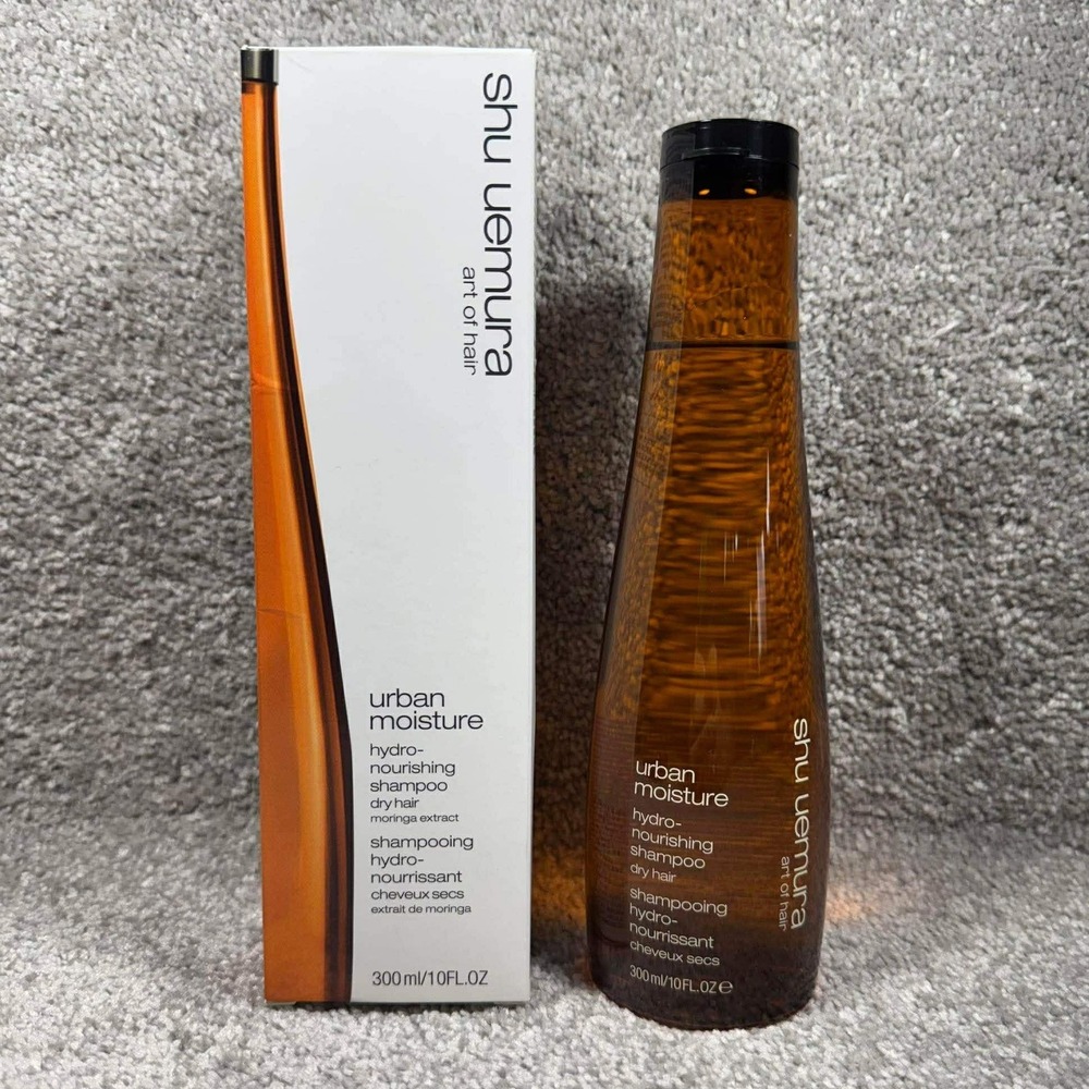 Shu Uemura Urban Moisture Shampoo Amber Hydro-Nourishing Dry Hair Unisex 10oz